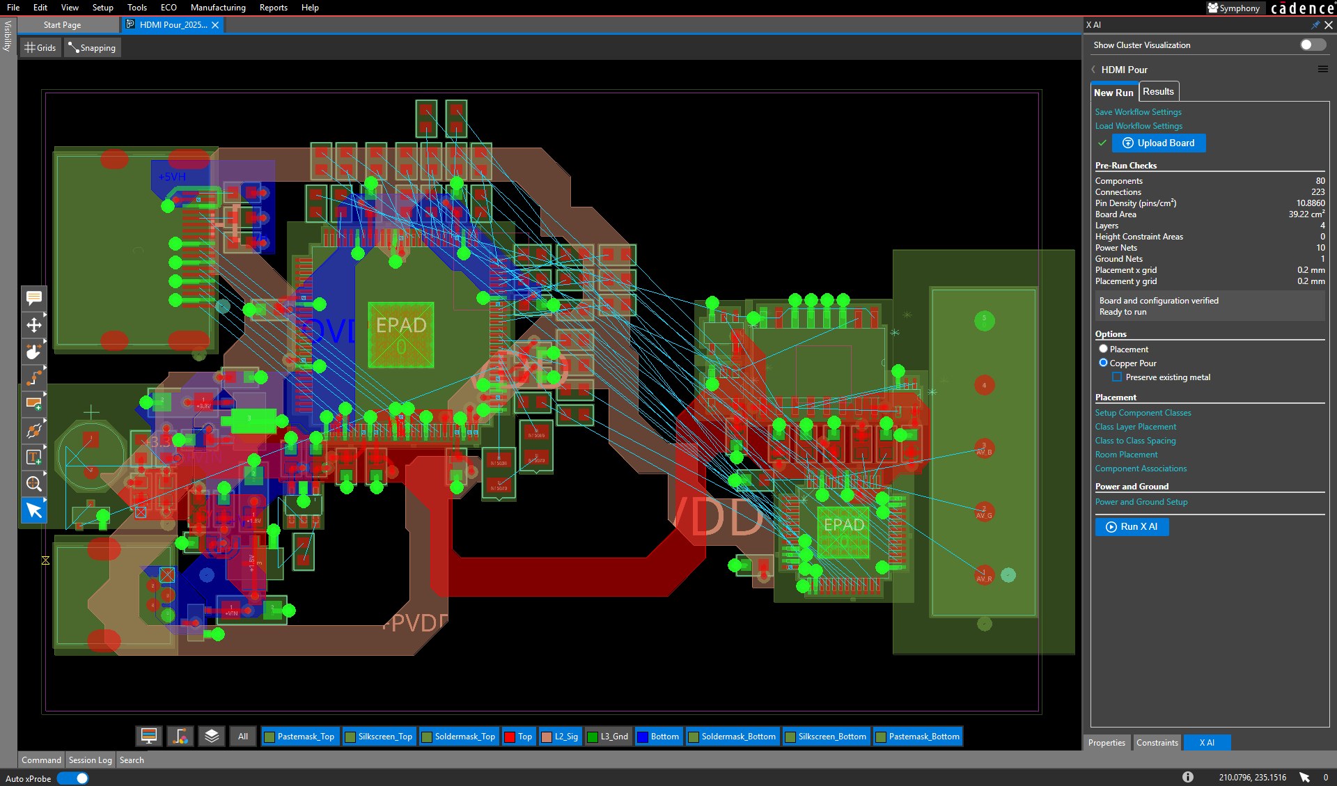 PCB layout in Cadence Allegro
