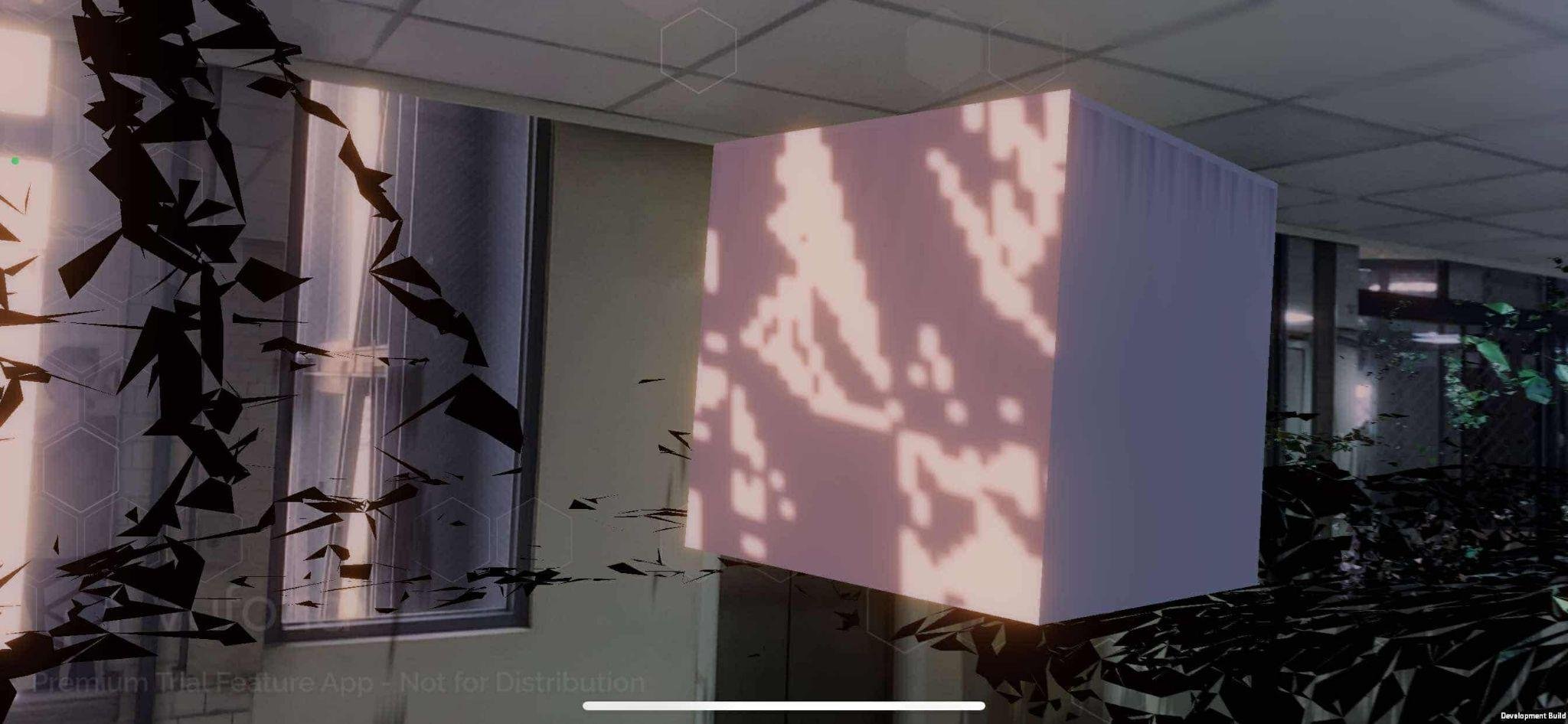 Navigation cube in performance