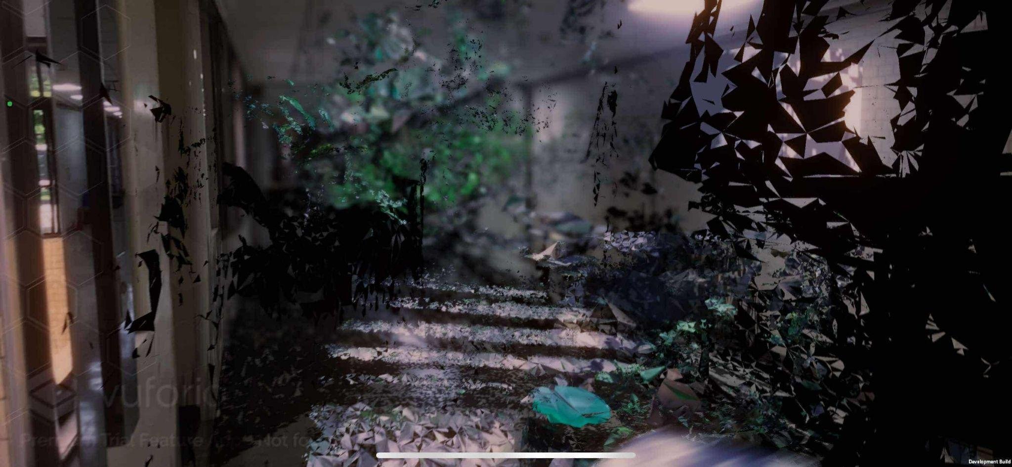 Overlaid absent space